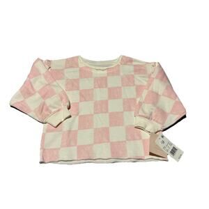 Greyson Mini Girls Pink/White Sweater Size 3T